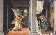 Sandro Botticelli Annunciation (mk36) oil on canvas